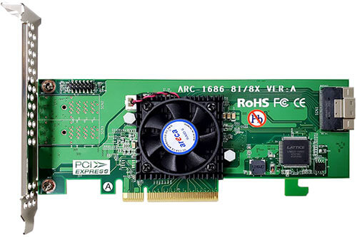 ARC-1686-8I / 8X | NVMe | 廣安科技 Areca