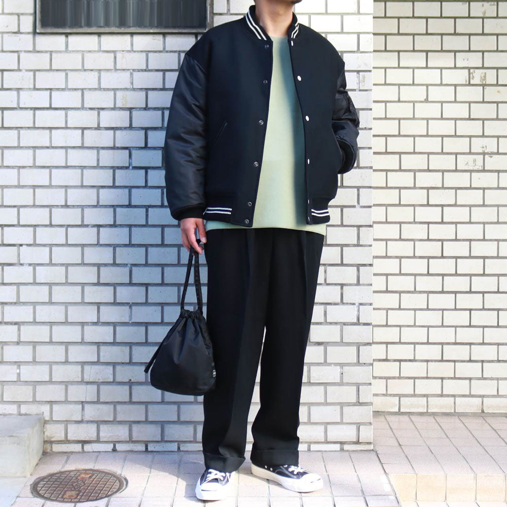 MARKAWARE(マーカウェア) - VARSITY JACKET ORGANIC WOOL MELTON – Area