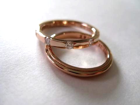 K18ピンクゴールド オーダーリング | アラザン【SHOP】