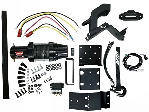 900-0048-FRT ACC, WARN VRX 3500 SYNTH ROPE WINCH W/ MOUNT (