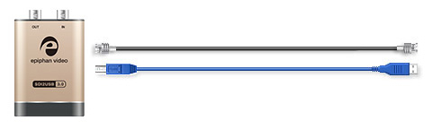 3G/HD/SD-SDI信号コンバータ・キャプチャユニット SDI2USB 3.0 Epiphan