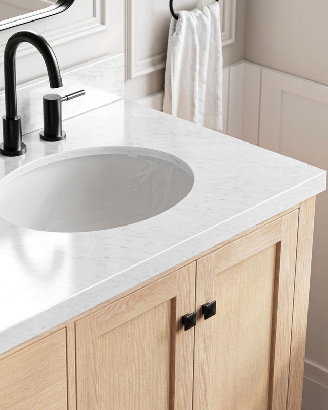 Ariel Cambridge 60 In Double Sink Base Cabinet In Blue