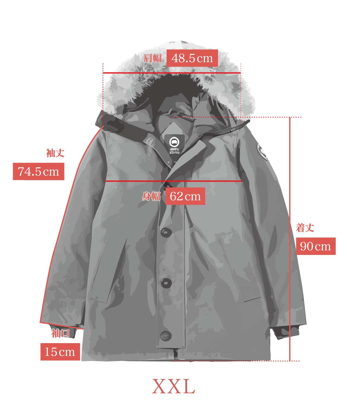 CANADA GOOSE(カナダグース)のダウンジャケット 、JASPER PARKA