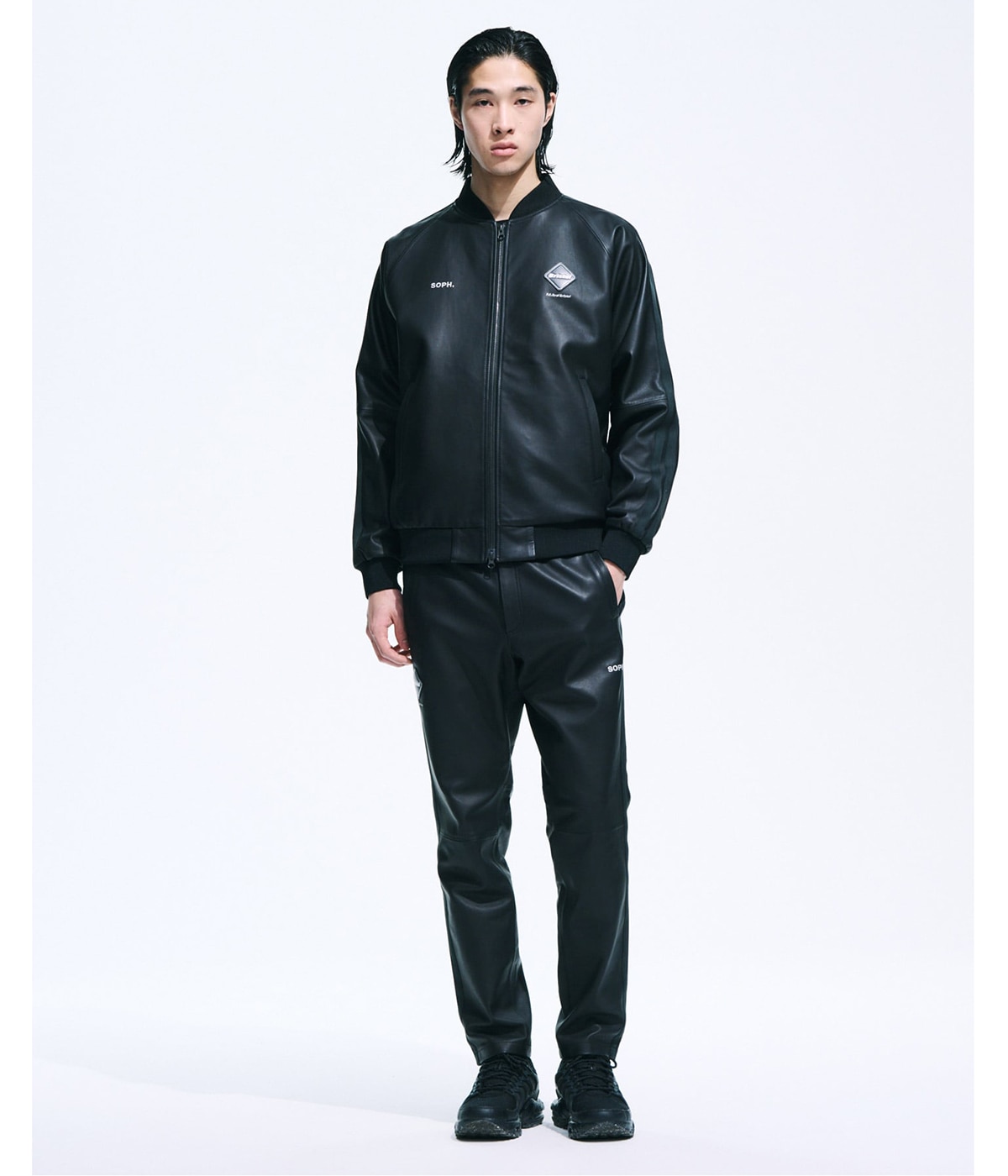 LEATHER TRACK JACKET | F.C.Real Bristol(エフシーレアルブリストル