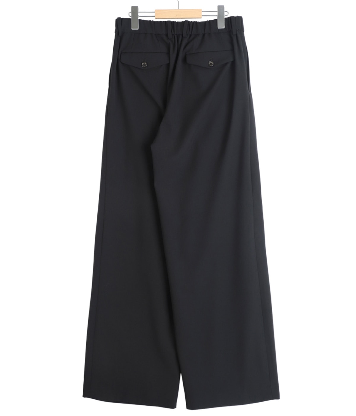 TRIPLE PLEATED WIDE TROUSERS -SURVIVAL CLOTH TROPICAL- | MARKAWARE