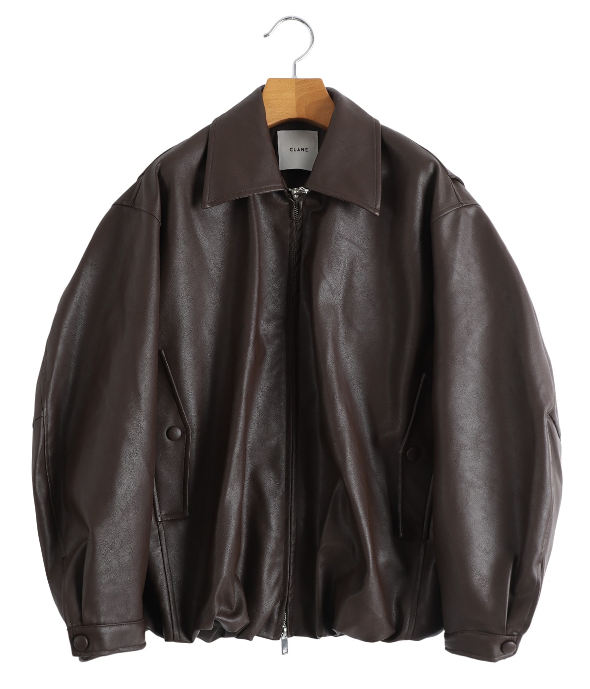 レディース】FAKE LEATHER BALLOON JACKET | CLANE(クラネ) / アウター