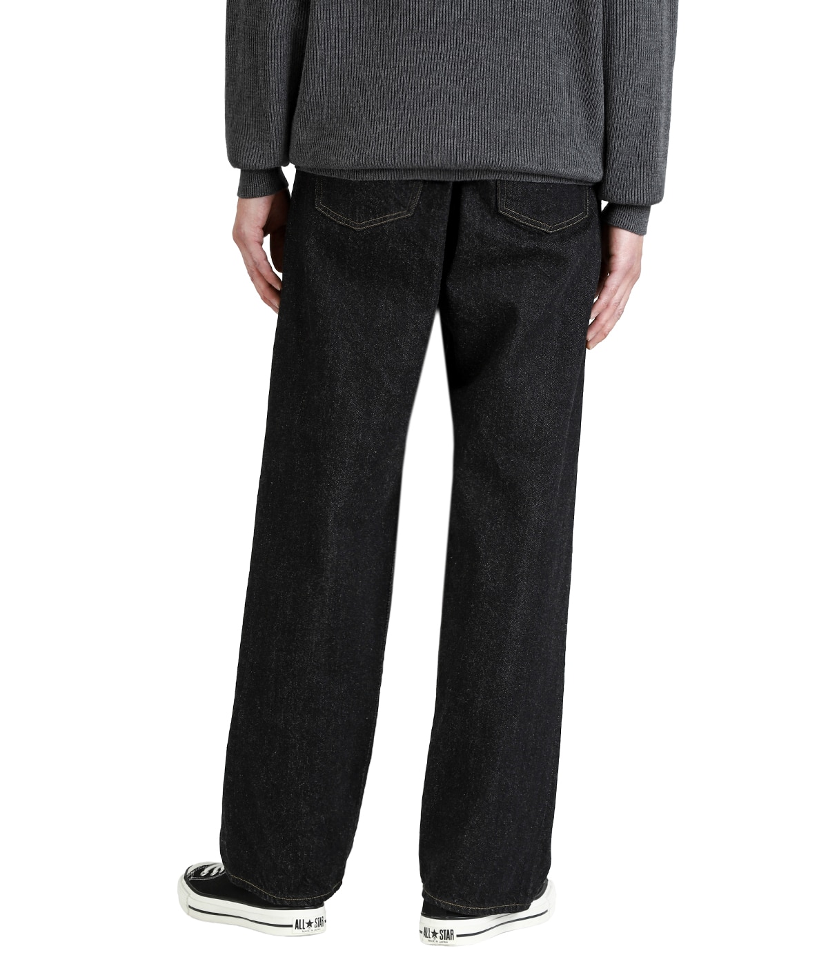 13-13B デニム ワイドストレート -BLACK- | YAECA(ヤエカ) / パンツ