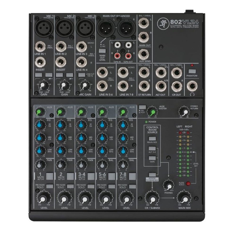 8chアナログミキサー（802VLZ4）の製品詳細｜映像音響テクニカル