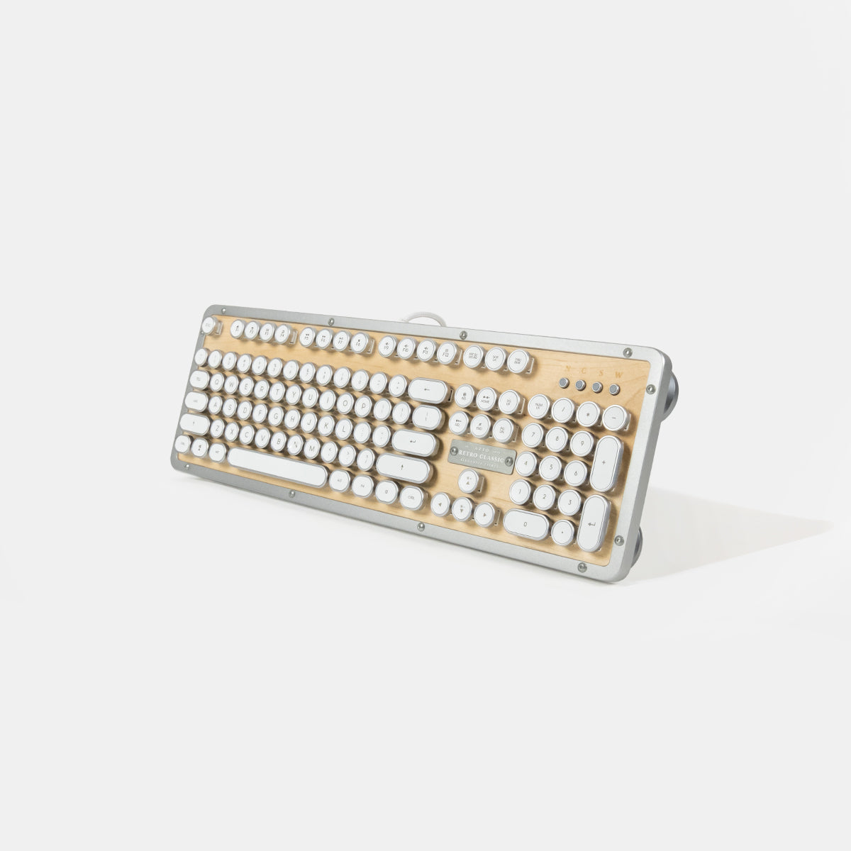 AZIO Retro Classic / Premium Vintage Backlit Mechanical Keyboard