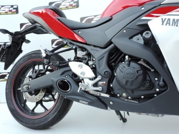 CSRacing YZF-R25/MT25 アンダーマウントサイド出しマフラー！｜AxxL