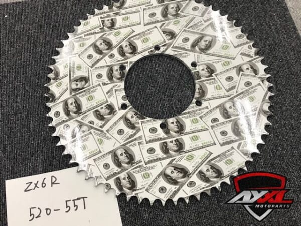 DIXER PARTS製 ZX-12R 用デザインリアスプロケット｜AxxL