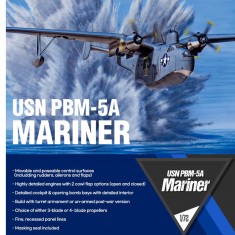 1/72 USN Martin PBM-5A Mariner Flying Boat Academy 12586