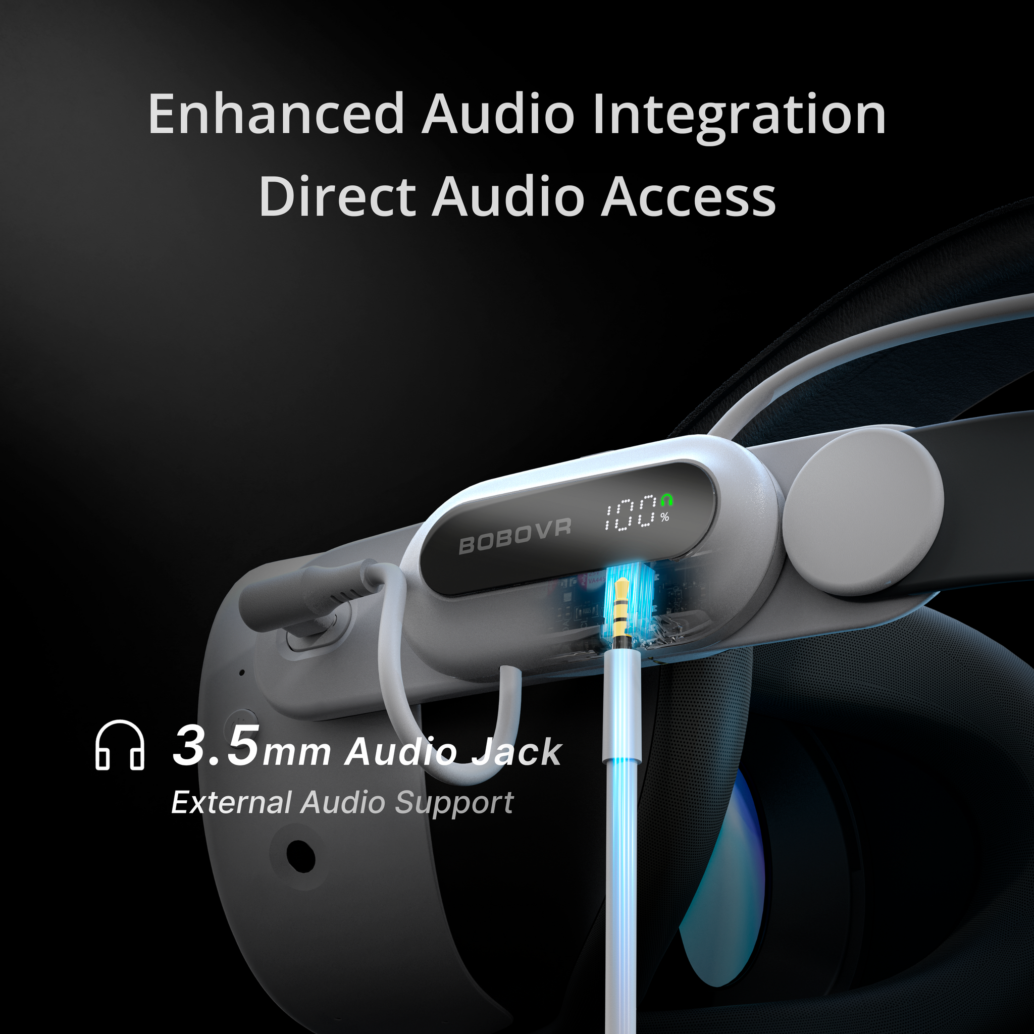 BOBOVR E3 Pro バッテリーストラップ for Quest 3 & 3S - エリート