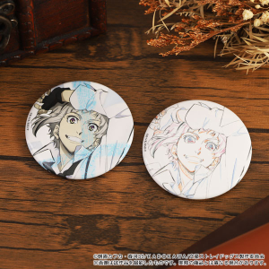 文豪ストレイドッグス 原画缶バッジセット 芥川龍之介&中原中也&エリス