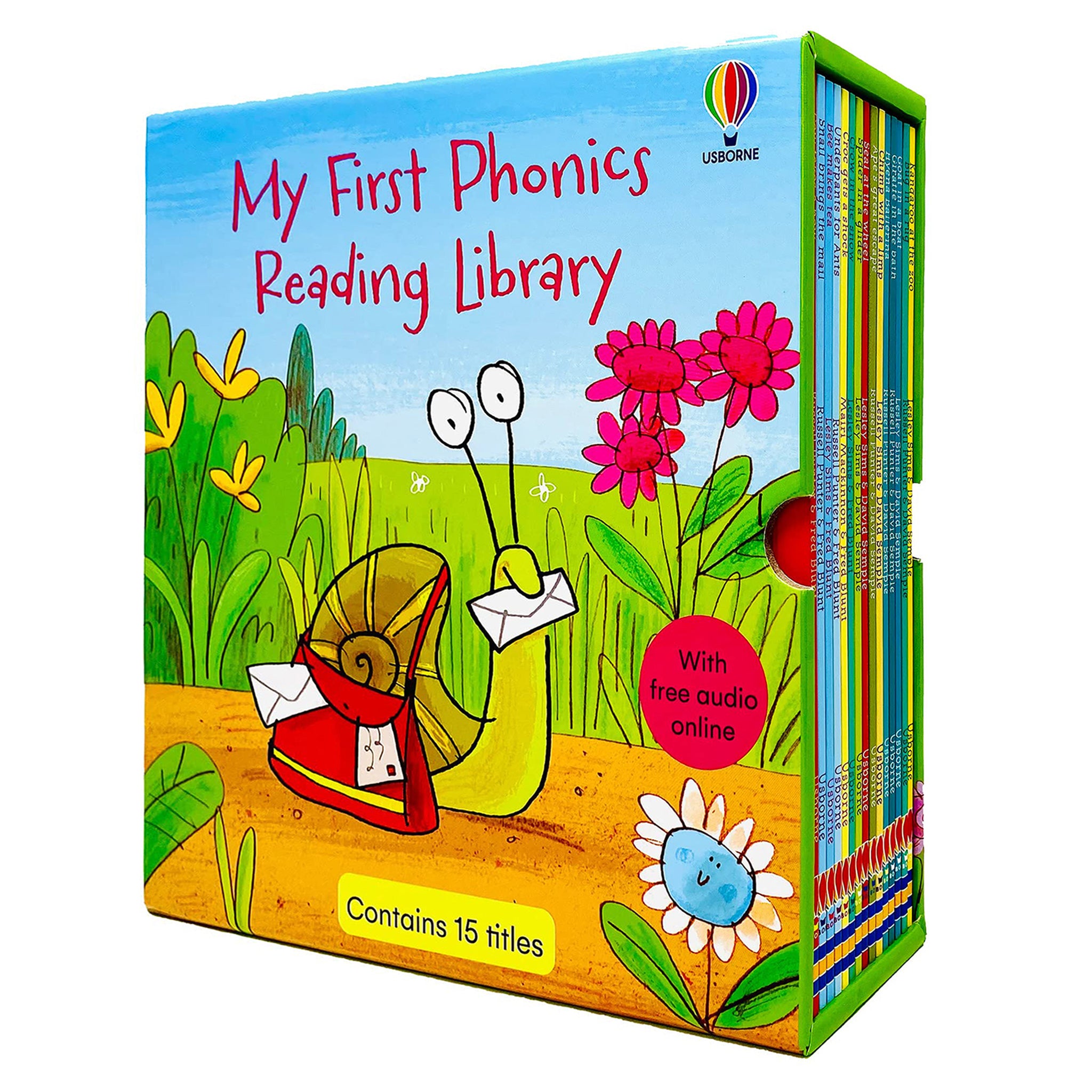 Usborne books My First Phonics Reading Library 15 Box Set