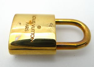 LOUIS VUITTON ルイヴィトン パドロック カデナ 南京錠×鍵2本 ゴールド