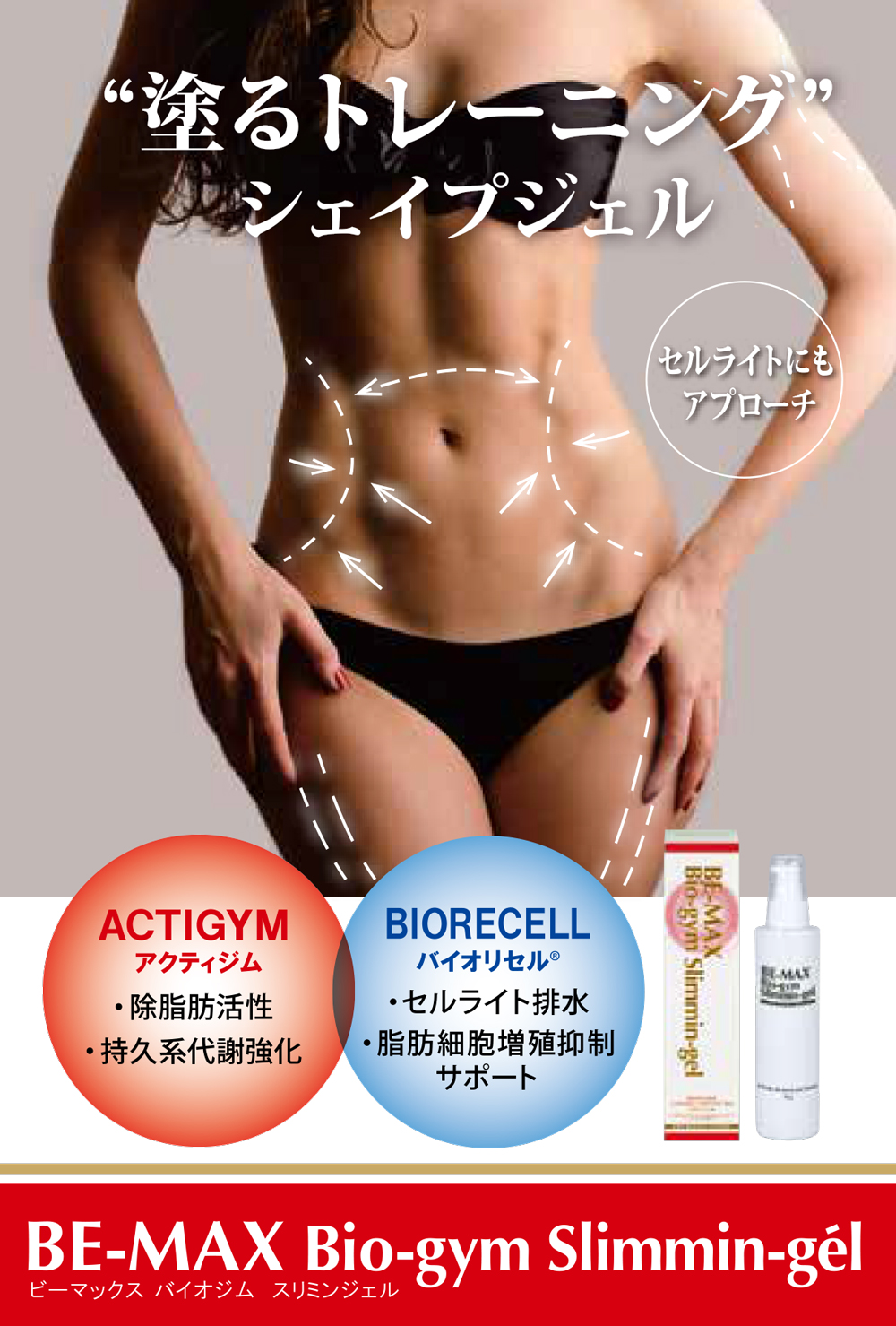ビーマックス バイオジム スリミンジェル 150g/600g*-エステ化粧品の卸