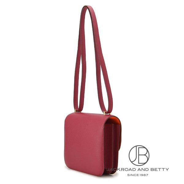 コンスタンス ミニ ミラー 18 ヴェルソ ルビー オレンジ[] Constance