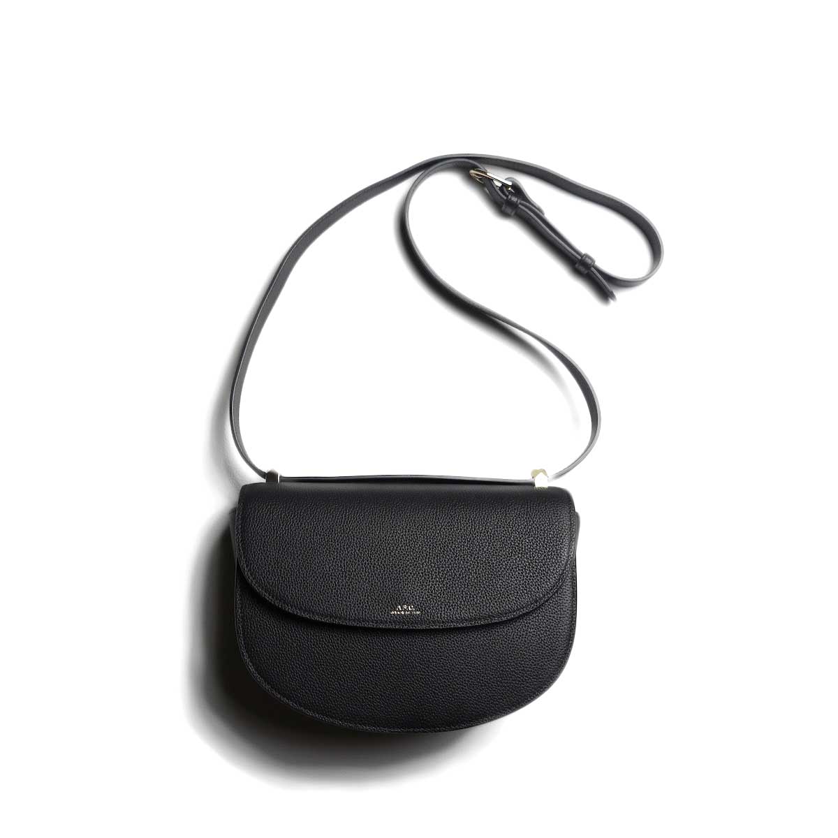 A.P.C. / DEMI-LUNE バッグ (Grain leather・Black)