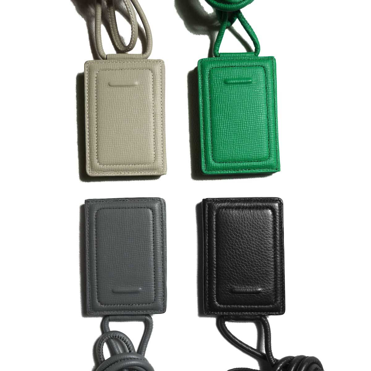 objcts.io / レザーストラップ付き iphone アクセサリー - カードケース