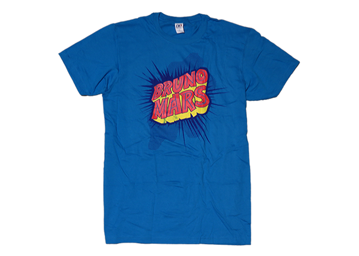 ビートボム | Bruno Mars（ブルーノ・マーズ） ロゴTシャツ ブルー