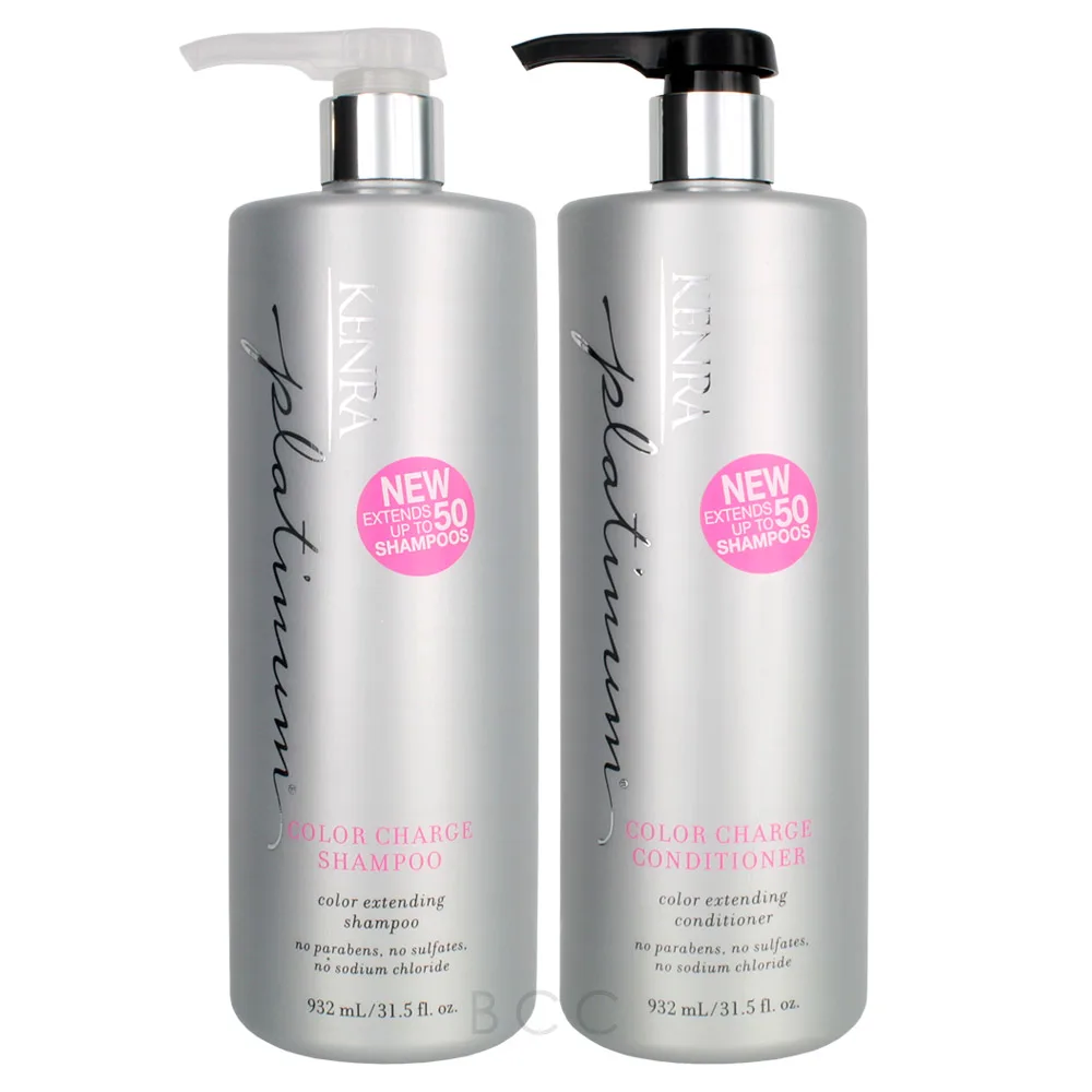 Kenra Platinum Color Charge Liter Shampoo/Conditioner Set | Beauty