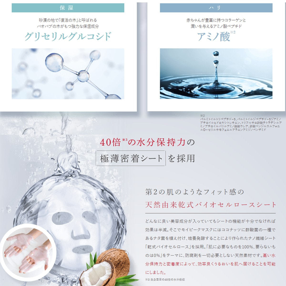 お試し用】エニシー モイピークマスク 25mL×5枚 の卸・通販