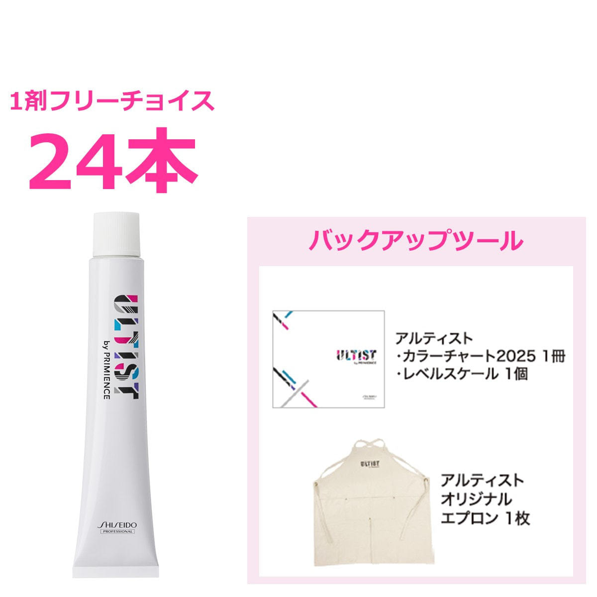 ULTIST アルティスト 80g フリーチョイス24本＋販促品（カラーチャート