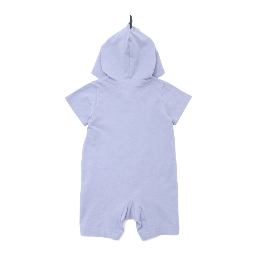 トゲトゲとさかフード付きロンパース+恐竜スタイ2点セットベビー(70