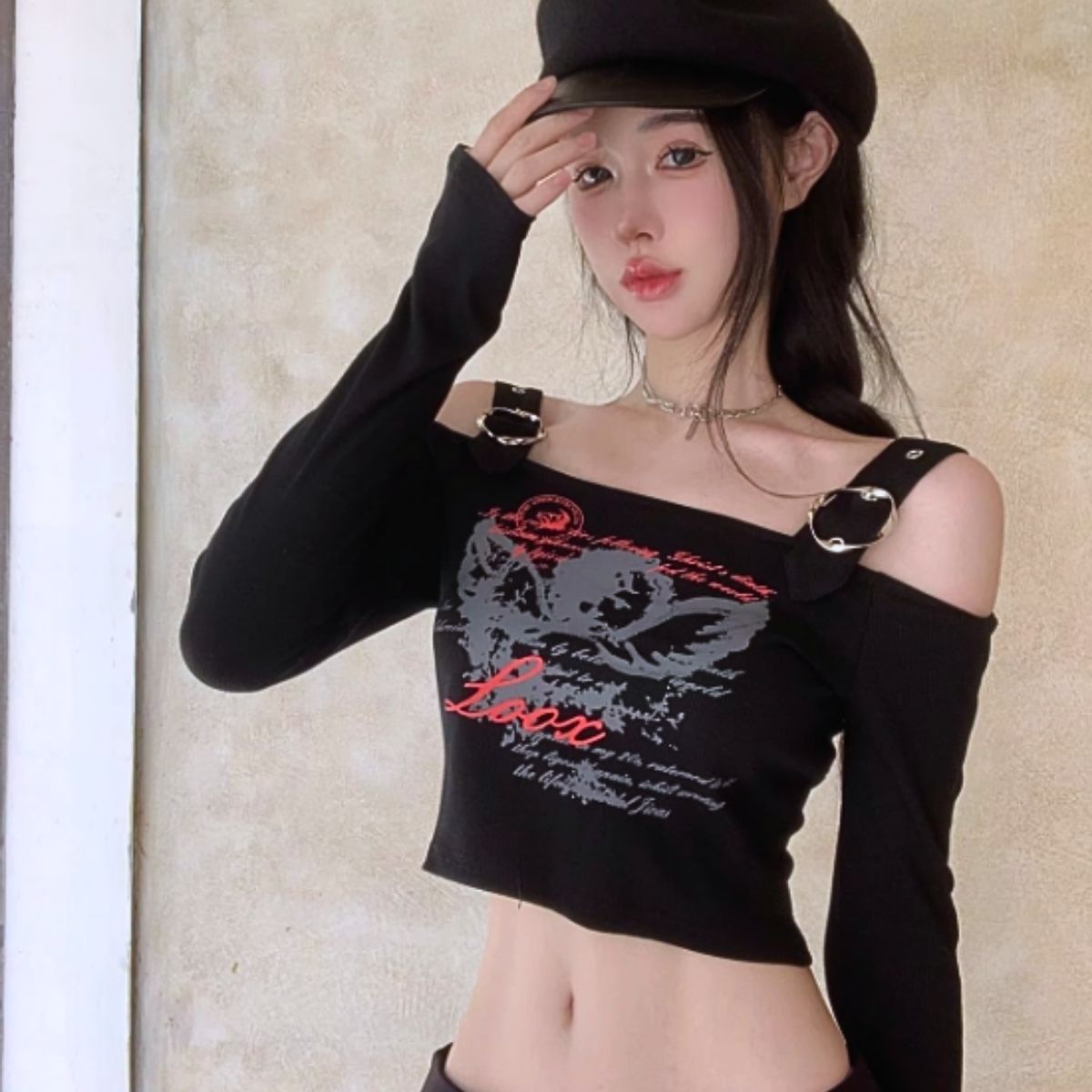 Tops/肩ベルトオフショルダートップス ST/No.27929 – Belle Ćie