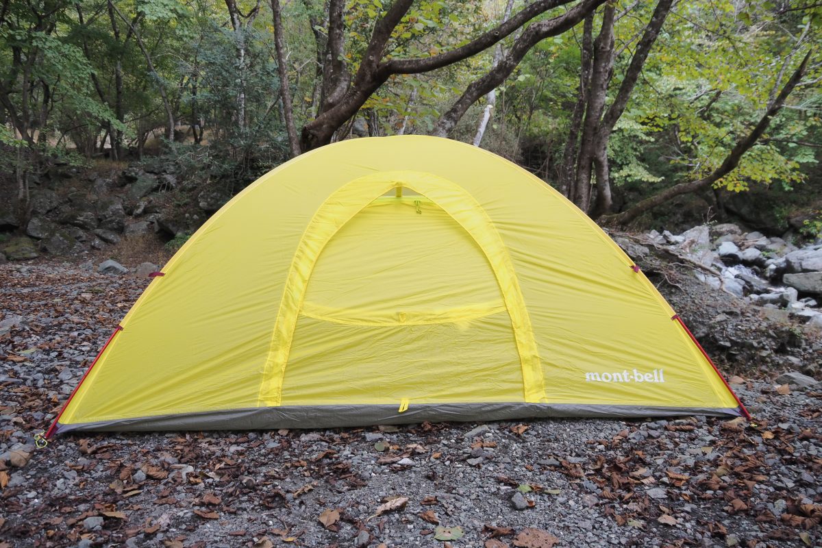 軽量シェルターのなかでも、モンベルのU.L.ドームシェルターをおすすめ