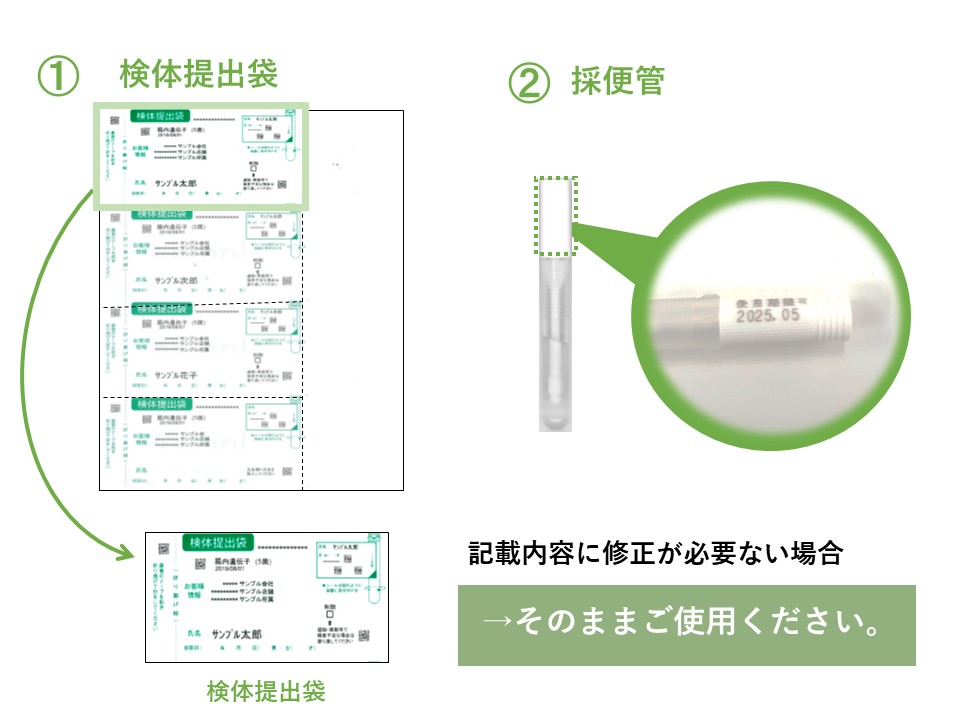 BMLフード・サイエンス 検便（腸内細菌）提出案内