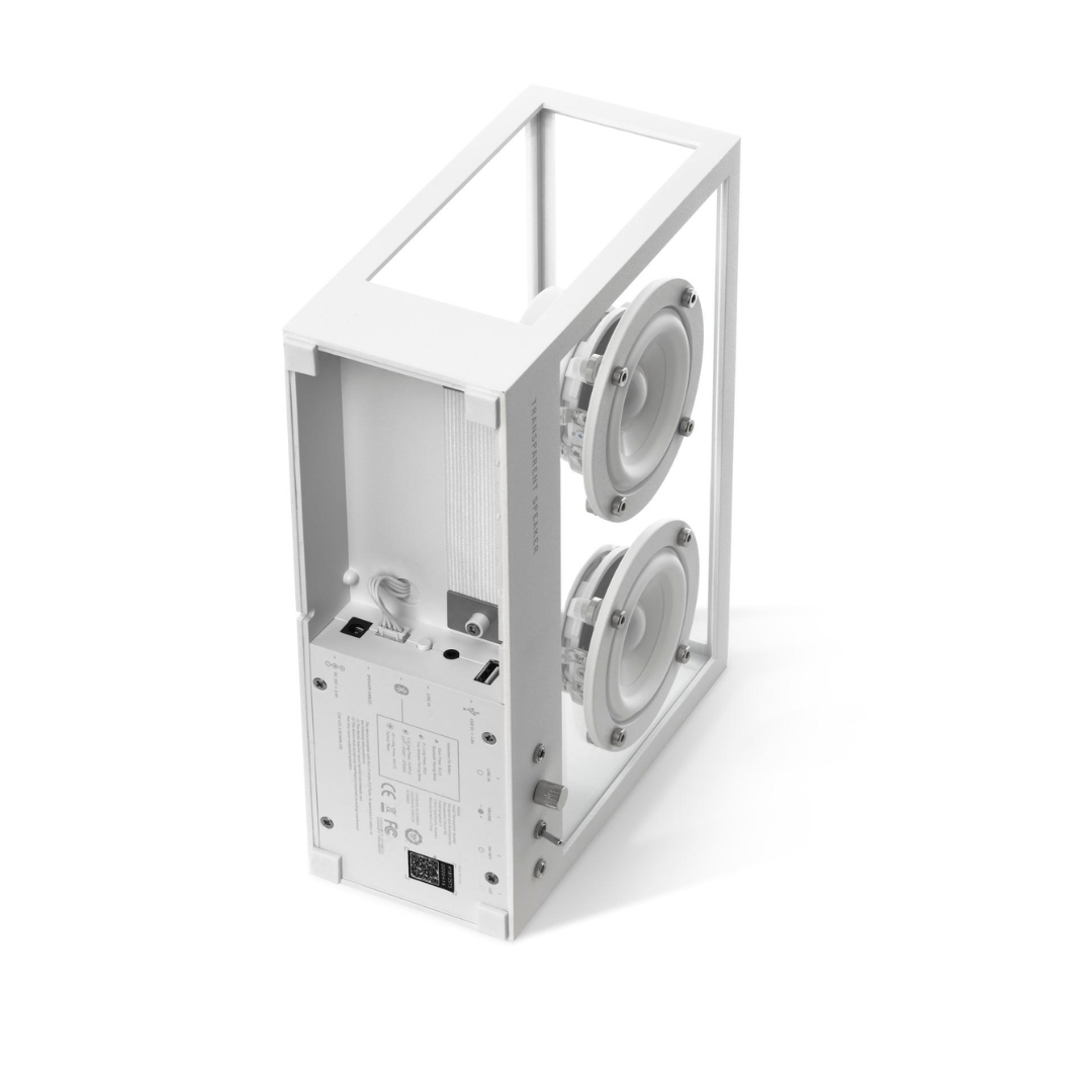 Transparent | Small Transparent Speaker - White