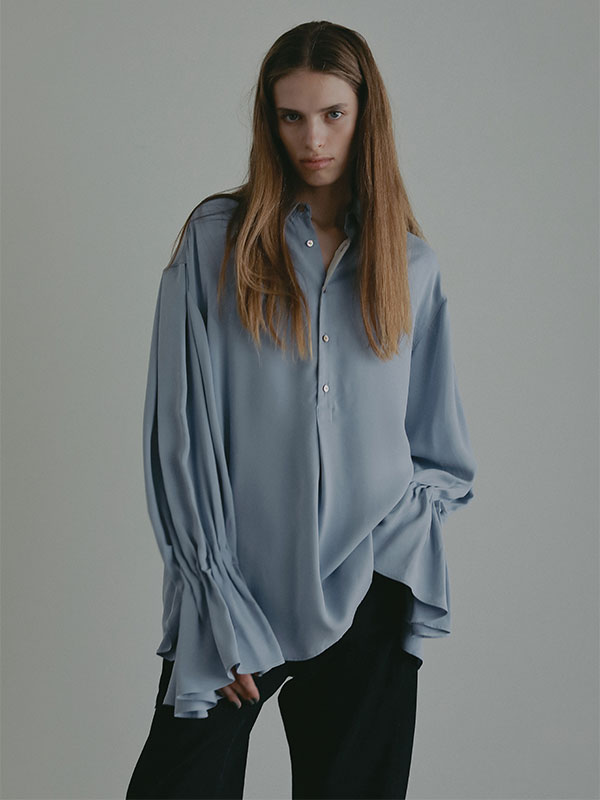 ETRE TOKYO キャンディースリーブシルキーシャツ ELENDEEKetc セレクト