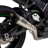 16-20 Kawasaki ZX-10R SC-Project De-Cat CR-T Muffler - Bayside