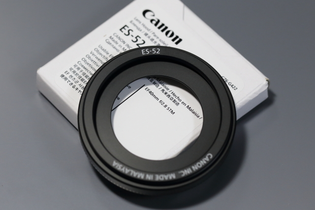 EF40mmF2.8の純正レンズフードを買ってみた - BABEL