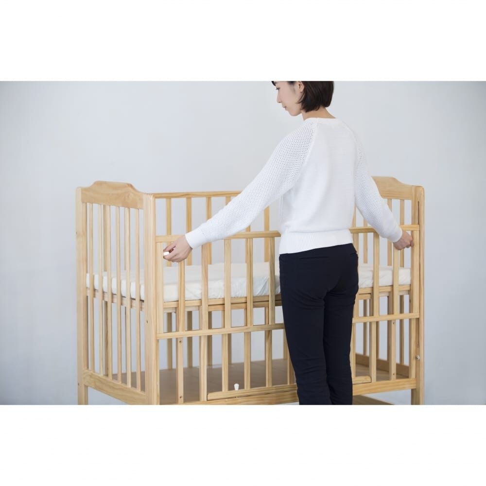 カトージ ハイシートベビーベッド ナチュラル | マタニティ・ベビー