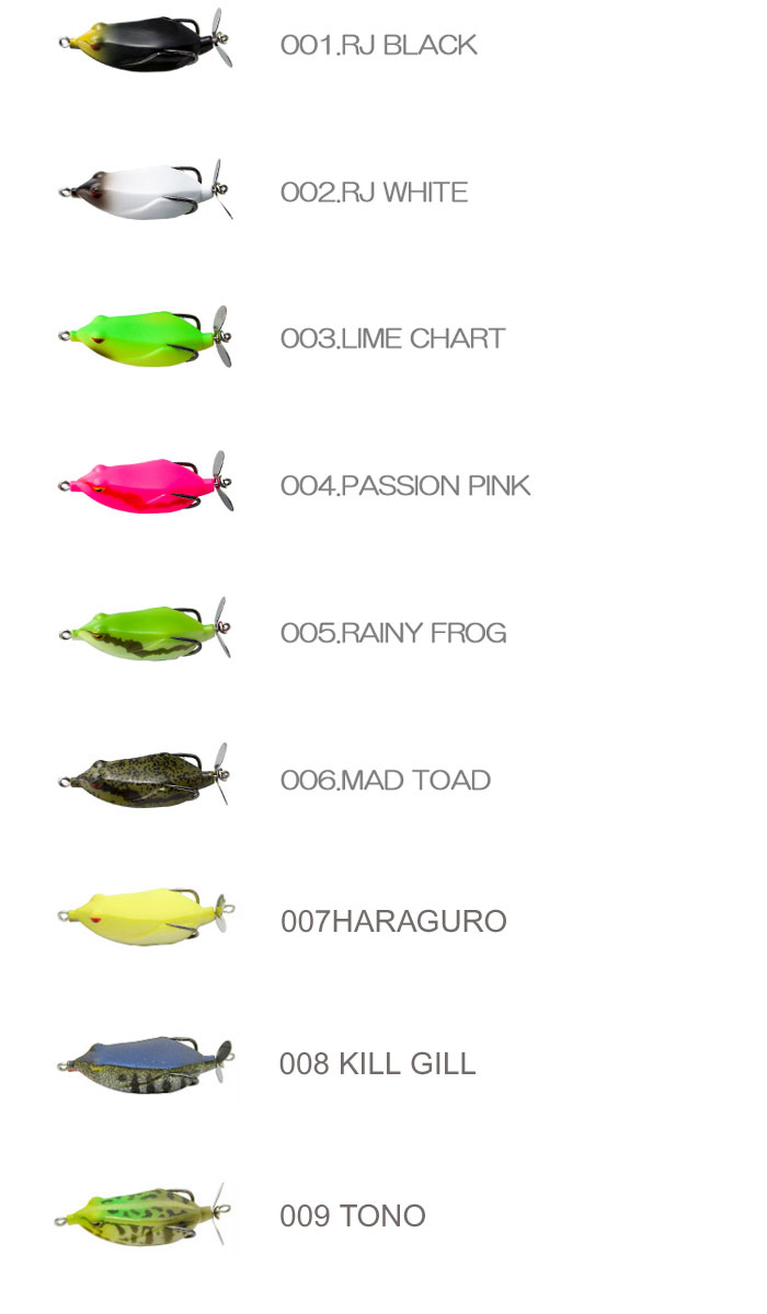 レイドジャパン スカッターフロッグ RAID JAPAN SCATTER FROG - 【バス