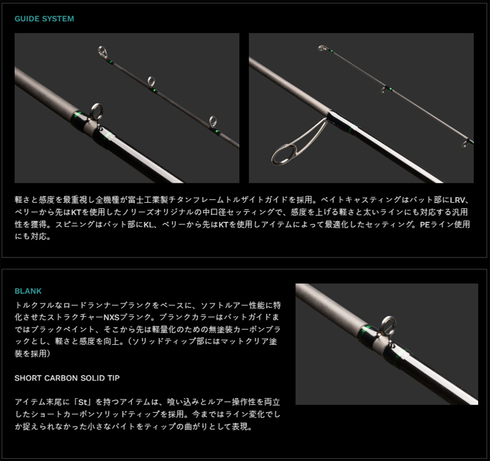 ノリーズ ロードランナーストラクチャー NXS STN511LLS ニアザ