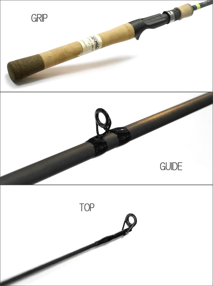 Gルーミス E6X 843C CBR G-Loomis ［クランキング用］ - 【バス