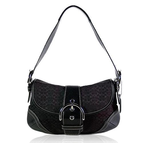 Coach Soho Mini Signature Small Flap Shoulder Handbag | Coach