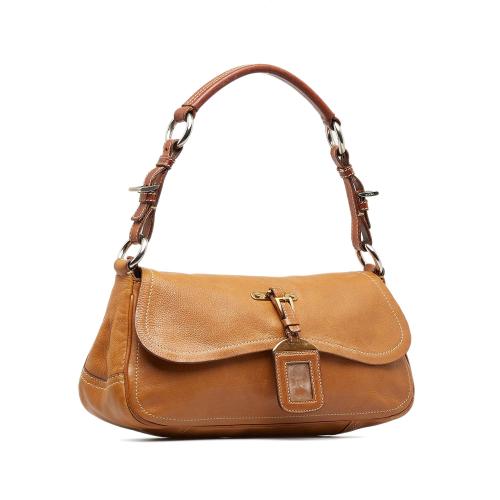 Prada Leather Shoulder Bag | Prada Handbags | Bag Borrow or Steal