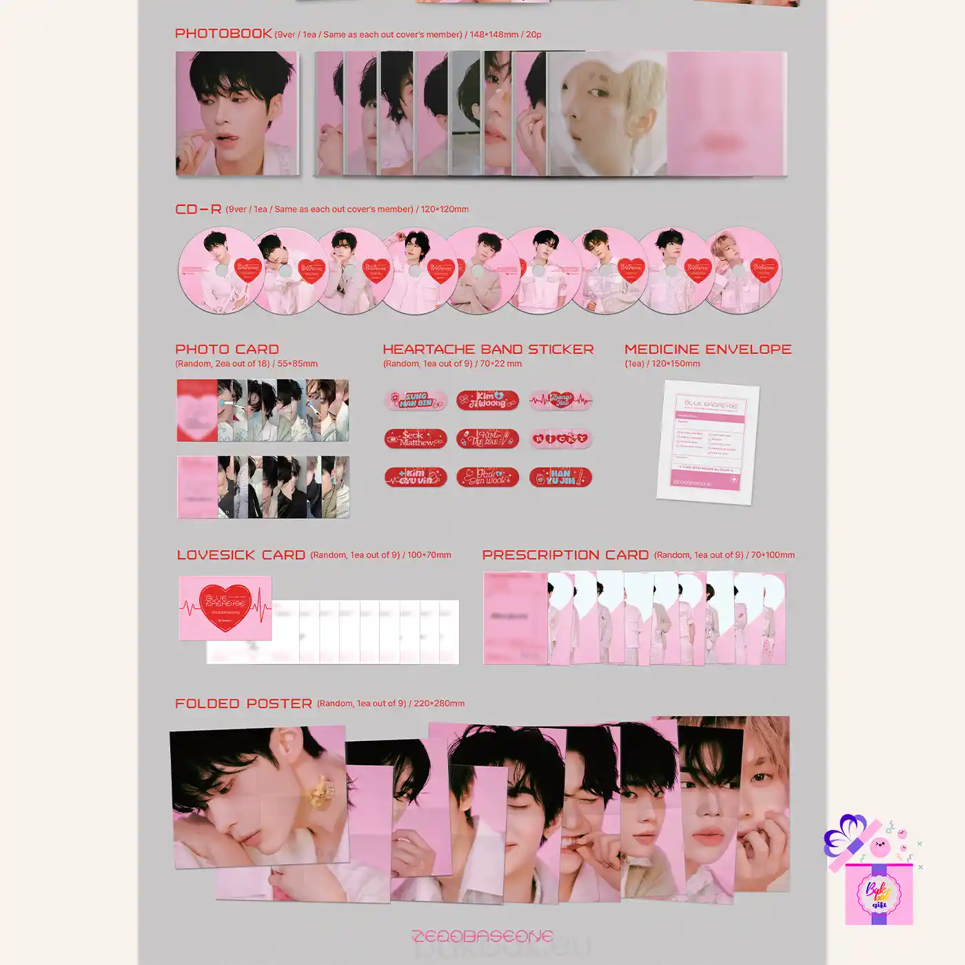 ZB1 – BLUE PARADISE (Digipack Ver.) [5th Mini Album] – Bak Bak K