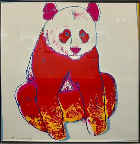 アンディ・ウォーホル「ジャイアントパンダ：「絶滅に瀕する種」より