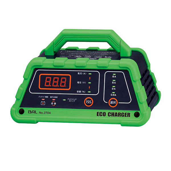 12Vバッテリー専用充電器 ECO CHARGER | 大橋産業株式会社