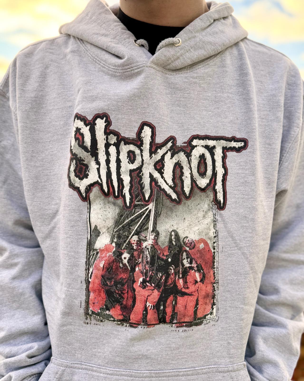 送料無料 SLIPKNOT / Self Titled プルオーバーパーカー GREY