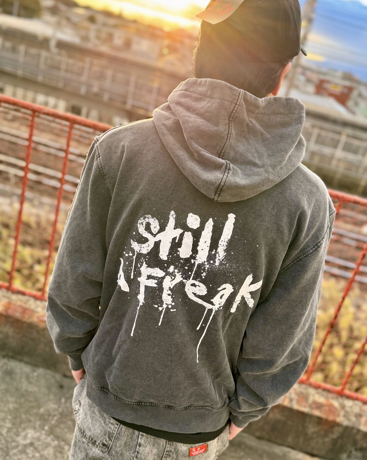 KORN / Still A Freak プルオーバーパーカー CHARCOAL GREY