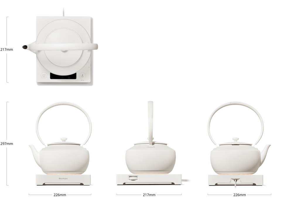 スペック | MoonKettle | BALMUDA（バルミューダ）公式サイト