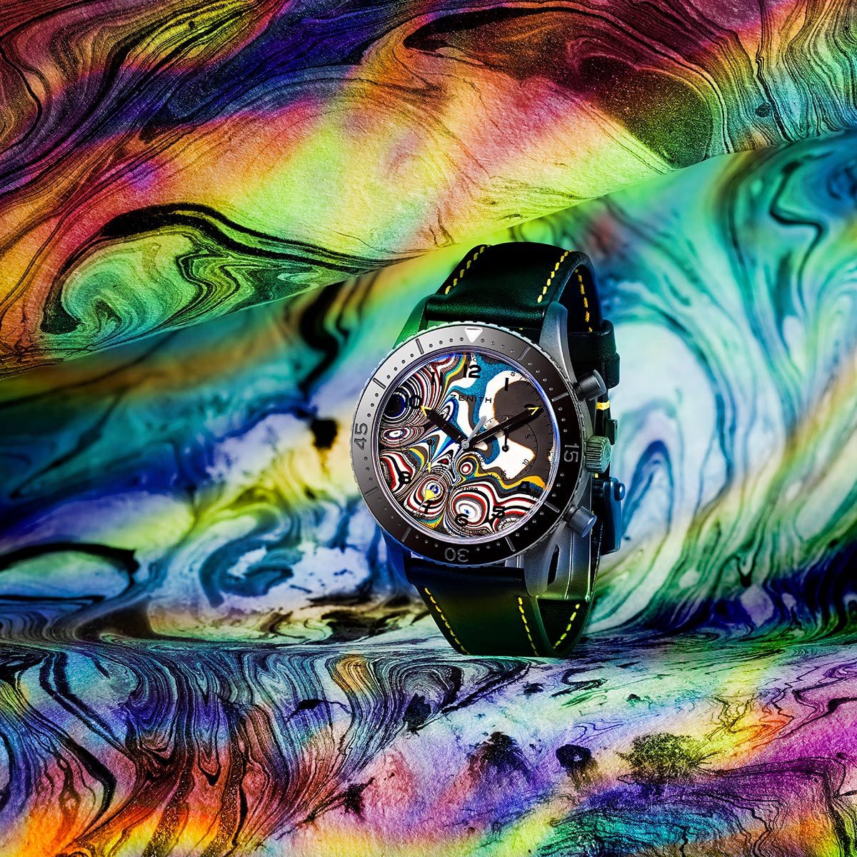 1/1 LIMITED EDITION BWD X BLACK BADGER 'FORDITE' ZENITH PILOT