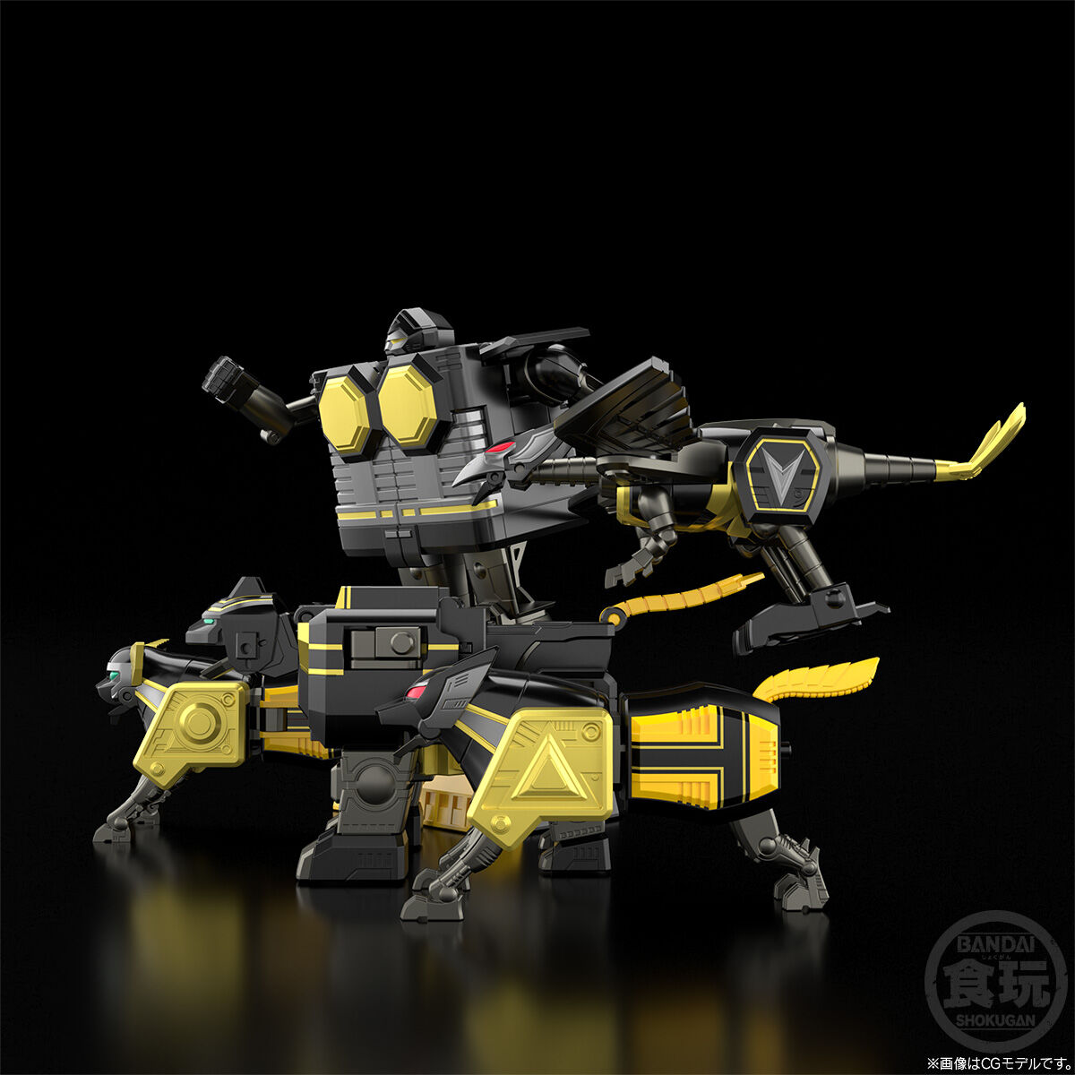 SMP [SHOKUGAN MODELING PROJECT]星獣合体 ギンガイオー ブラック